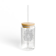 Load image into Gallery viewer, Ink Link 10th Anniversary Throwback Sipper Glass, 16oz