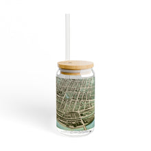 Load image into Gallery viewer, Ink Link Manchester 1876 Map Sipper Glass, 16oz
