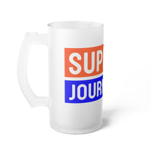 Load image into Gallery viewer, Ink Link Support Journalism Frosted Glass Beer Mug