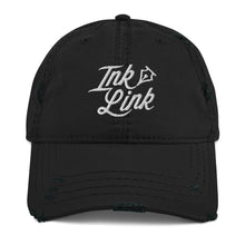 Load image into Gallery viewer, Ink Link Distressed Cap