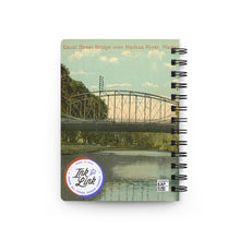 Load image into Gallery viewer, Ink Link Nashua Canal Street Bridge Spiral Notebook
