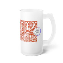 Load image into Gallery viewer, Stay Frosty Ink Link Frosted Glass Beer Mug
